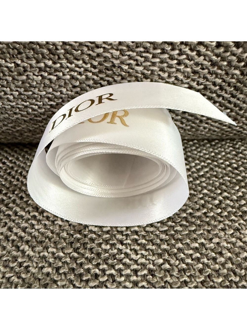 Dior Logo White Authentic Ribbon 63 Inch New - Picture 3 of 10